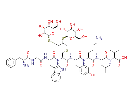 C<sub>66</sub>H<sub>96</sub>N<sub>10</sub>O<sub>20</sub>S<sub>3</sub>