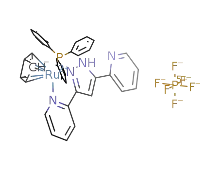 [(η5-C5H5)Ru(3,5-bis(2-pyridyl)pyrazole)(PPh3)]PF6