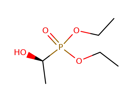 Molecular Structure of 475207-81-9 (Phosphonic acid, [(1S)-1-hydroxyethyl]-, diethyl ester)