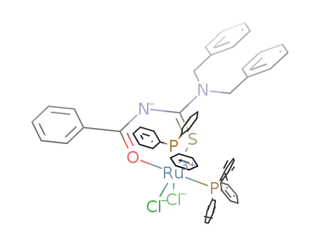 dichloro(N-[di(benzyl)carbamothioyl]benzamidate)bis(triphenylphosphine)ruthenium(III)