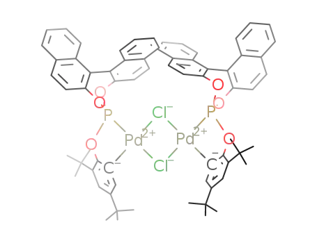 [Pd(μ-Cl)((κ2-P,C-P(OC6H2-2,4-tBu2)((S)-binolate))]2