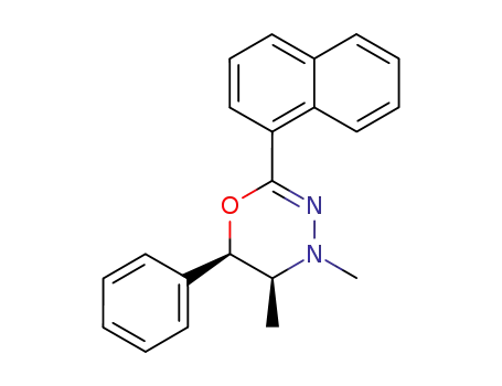 cis-(5S,6R)-4,5-dimethyl-2-(1-naphthyl)-6-phenyl-5,6-dihydro-4H-1,3,4-oxadiazine