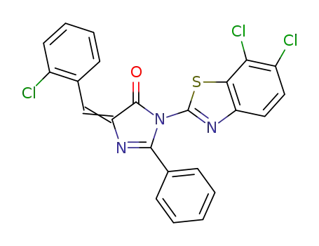 Molecular Structure of 1252042-92-4 (C<sub>23</sub>H<sub>12</sub>Cl<sub>3</sub>N<sub>3</sub>OS)