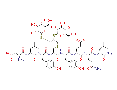 C<sub>62</sub>H<sub>94</sub>N<sub>10</sub>O<sub>25</sub>S<sub>3</sub>
