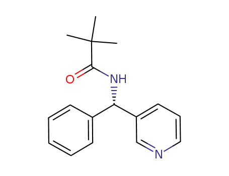 (S)-(+)-N-[phenyl(3-pyridyl)methyl]pivalamide