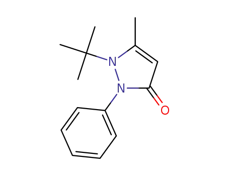 1-(1,1-dimethylethyl)-5-methyl-2-phenyl-1,2-dihydro-3H-pyrazol-3-one