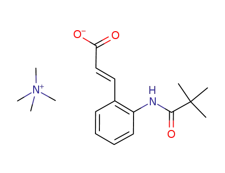 [tetramethylammonium] (E)-3-(2-pivaloylaminophenyl) acrylate
