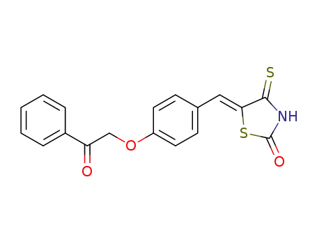 Z-5-[4-(benzoylmethoxy)phenylmethylene]-4-thioxo-thiazolidin-2-one