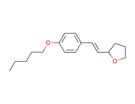 2-[(E)-2-(4-pentyloxyphenyl)ethenyl]tetrahydrofuran
