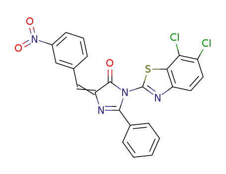 Molecular Structure of 1252042-99-1 (C<sub>23</sub>H<sub>12</sub>Cl<sub>2</sub>N<sub>4</sub>O<sub>3</sub>S)