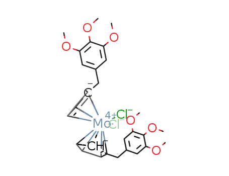 Molecular Structure of 1229643-41-7 (bis-[(3,4,5-trimethoxybenzyl)czclopentadienyl]molybdenum(IV) dichloride)