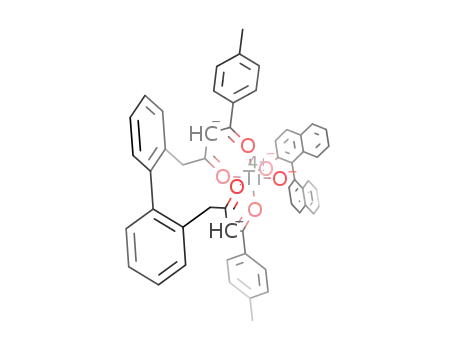 ((C<sub>10</sub>H<sub>6</sub>)2O<sub>2</sub>)Ti(OC(C<sub>6</sub>H<sub>4</sub>CH<sub>3</sub>)CHC(O)CH<sub>2</sub>C<sub>6</sub>H<sub>4</sub>)2