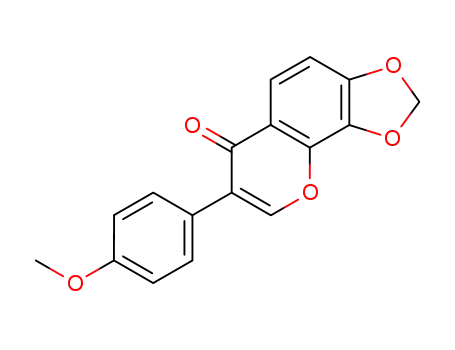 6H-1,3-Dioxolo[4,5-h][1]benzopyran-6-one,7-(4-methoxyphenyl)-