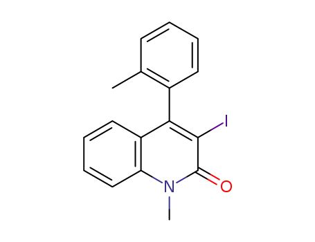 3-iodo-1-methyl-4-(2-methylphenyl)quinolin-2(1H)-one