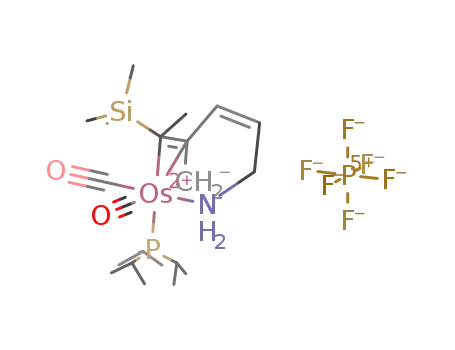 [Os(η3-CH2C(CH=CHCH2NH2)C(SiMe3)CH3)(CO)2(P(i-Pr)3)]PF6