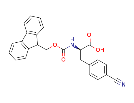 (R)-2-((((9H-Fluoren-9-yl)methoxy)carbonyl)amino)-3-(4-cyanophenyl)propanoic acid