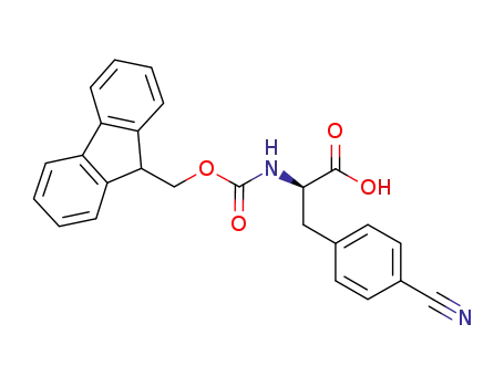 Molecular Structure of 205526-34-7 (Fmoc-D-4-Cyanophenylalanine)