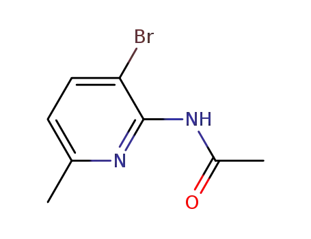 Molecular Structure of 875051-78-8 (Acetamide, N-(3-bromo-6-methyl-2-pyridinyl)-)