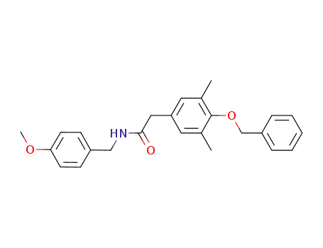 N-(4-methoxybenzyl)-2-(4'-benzyloxy-3',5'-dimethylphenyl)acetamide