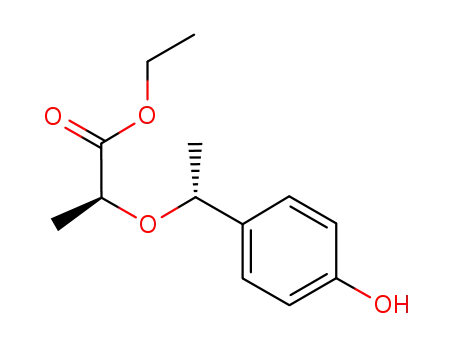 ethyl (2S)-2-[(1R)-1-(4-hydroxyphenyl)ethoxy]propanoate