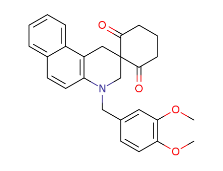 4-(3,4-dimethoxybenzyl)-1,4-dihydro-3H-spiro[benzo[f]quinoline-2,1'-cyclohexane]2',6'-dione
