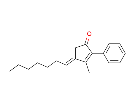 (E)-4-heptylidene-3-methyl-2-phenylcyclopent-2-enone