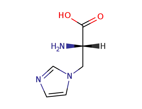 Molecular Structure of 114717-14-5 (3-Imidazolyl-L-alanine)