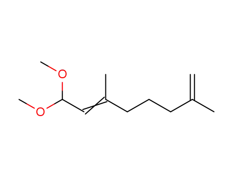 Molecular Structure of 1187761-90-5 ((E/Z)-3,7-dimethylocta-2,7-dienal dimethyl acetal)