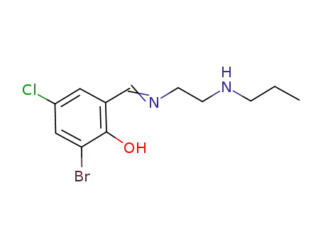 2-bromo-4-chloro-6-[(2-propylaminoethylimino)methyl]phenolate
