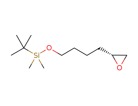 Molecular Structure of 952103-37-6 ((R)-tert-butyldimethyl[4-(oxiran-2-yl)butoxy]silane)