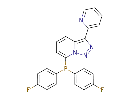 7-(di(p-fluorophenyl)phosphino)-3-(pyridin-2'-yl)-[1,2,3]triazolo[1,5-a]pyridine