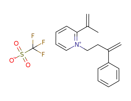 2-(1-phenylethenyl)-1-(3-methyl-3-butenyl)pyridinium triflate