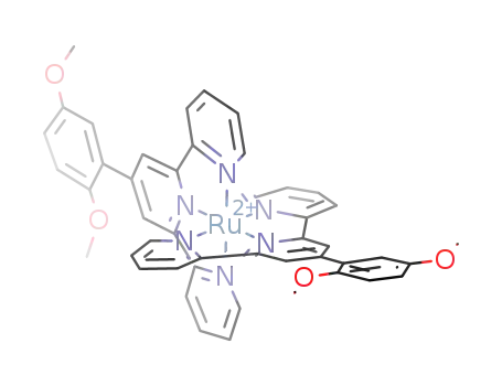 [Ru(4'(2,5-dimethoxyphenyl)-2,2':6',2''-terpyridine)2]<sup>(2+)</sup>