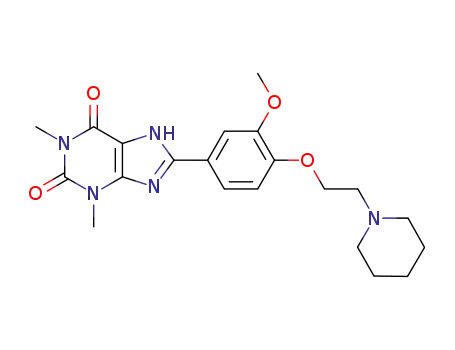 1,3-dimethyl-8-[3-methoxy-4-(2-piperidin-1-ylethoxy)phenyl]xanthine