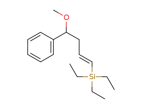(E)-triethyl(4-methoxy-4-phenylbut-1-enyl)silane