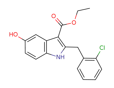 ethyl 2-(2-chlorobenzyl)-5-hydroxy-1H-indole-3-carboxylate