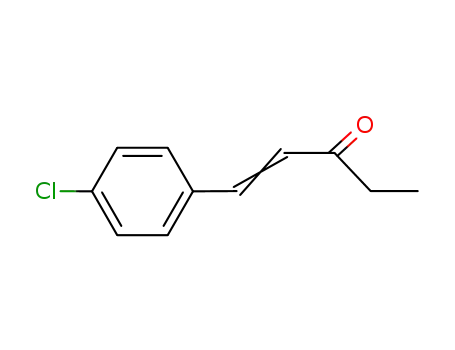 Molecular Structure of 36383-96-7 (1-(4-Chlorophenyl)-1-penten-3-one)