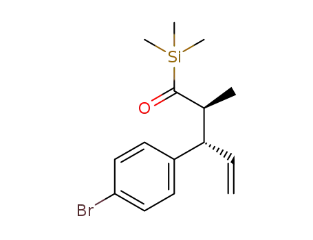 3-(4-bromophenyl)-2-methyl-1-(trimethylsilyl)pent-4-en-1-one
