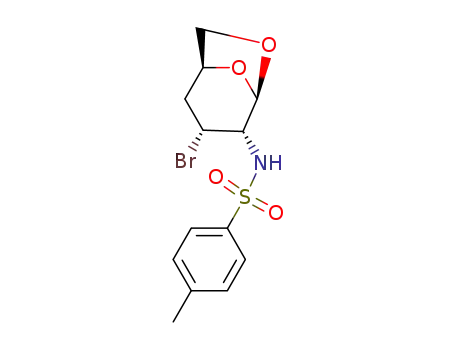 1,6-anhydro-3-bromo-2,3,4-trideoxy-2-(tosylamino)-β-D-ribo-hexopyranose