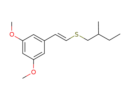 (E)-1,3-dimethoxy-5-[2-(2-methylbutylsulfanyl)vinyl]benzene