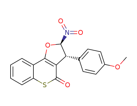 (2R,3R)-3-(4-methoxyphenyl)-2-nitro-2H-thiochromeno[4,3-b]furan-4(3H)-one