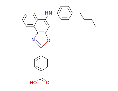4-{5-[(4-butylphenyl)amino]naphtho[1,2-d]oxazol-2-yl}benzoic acid