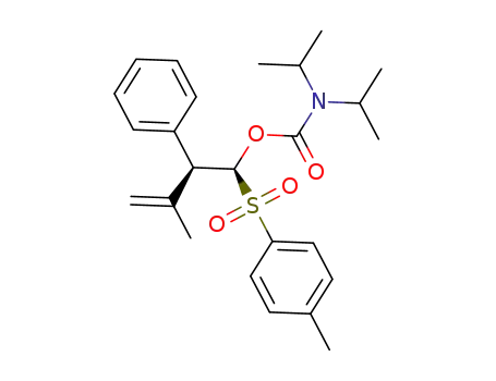(1S,2S)-3-methyl-2-phenyl-1-tosyl-but-3-enyl N,N-diisopropylcarbamate