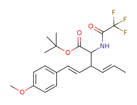 tert-butyl 3-[(E)-4-methoxystyryl]-2-(trifluoroacetamido)-(4E)-hexenoate
