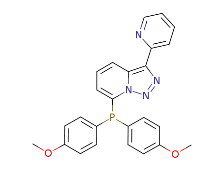 7-(di(p-methoxyphenyl)phosphino)-3-(pyridin-2'-yl)-[1,2,3]triazolo[1,5-a]pyridine