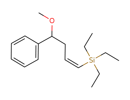 (Z)-triethyl(4-methoxy-4-phenylbut-1-enyl)silane