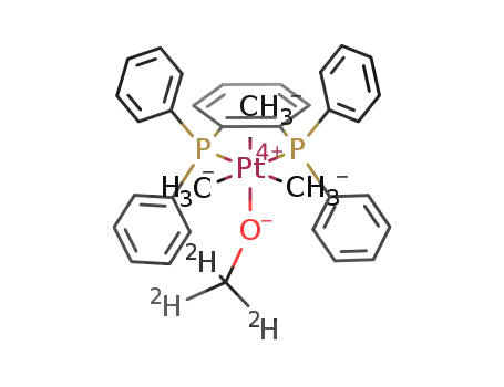 fac-(o-bis(diphenylphosphino)benzene)(methoxo-d3)trimethylplatinum(IV)