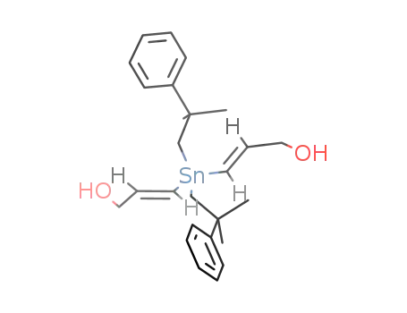 (2E,2E')-(HOCH<sub>2</sub>CHCH)2Sn(CH<sub>2</sub>CMe<sub>2</sub>Ph)2