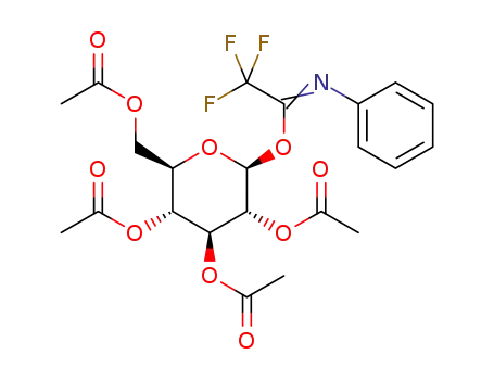 N-phenyl-O-(2,3,4,6-tetra-O-acetyl-β-D-glucopyranosyl) trifluoroacetimidate