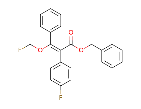 benzyl 3-(fluoromethoxy)-2-(4-fluorophenyl)-3-phenylacrylate